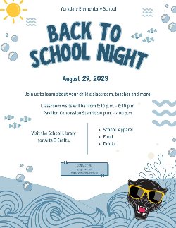 Back to School Night